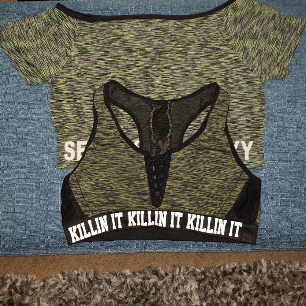 "2" Workout Tops (Never worn)